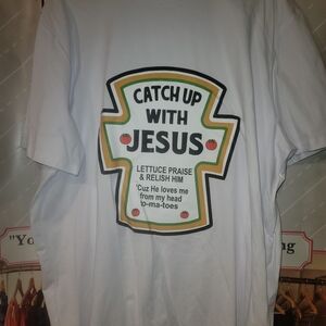 White Graphic Kids Shirt